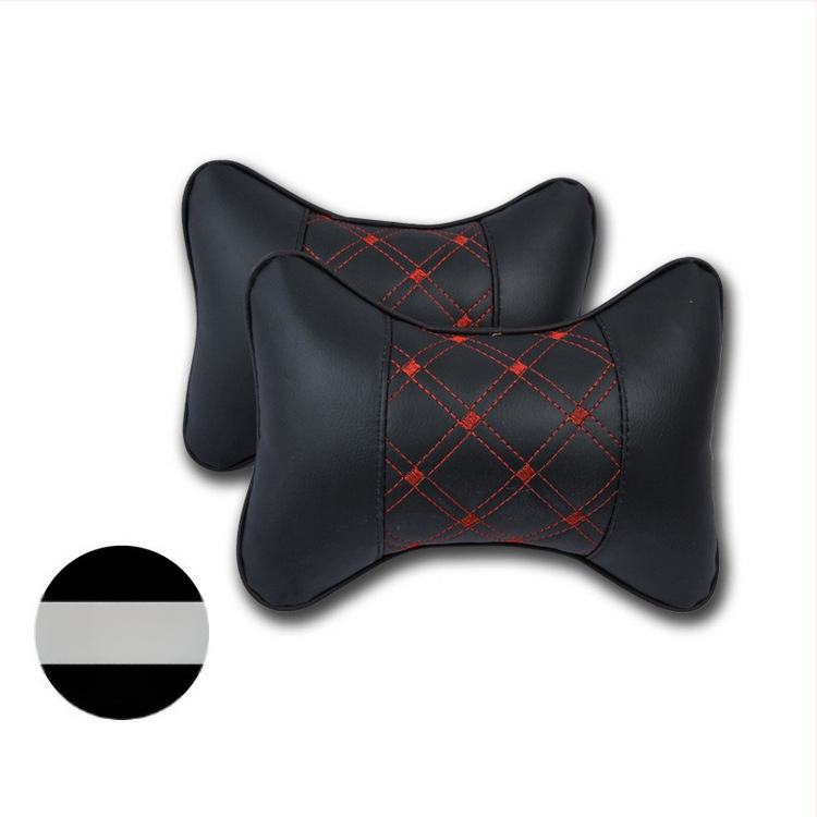 Autófejtámasz nyakpárna – univerzális, minden évszakra, latex töltet, PU bőr és mikroszálas bőr, testreszabás elérhető