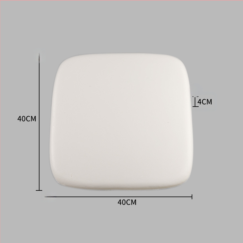 Memóriahabos párna kerekített sarkú négyszögletes alakú, testreszabható feldolgozás, gyors és lassú visszatérés opciók