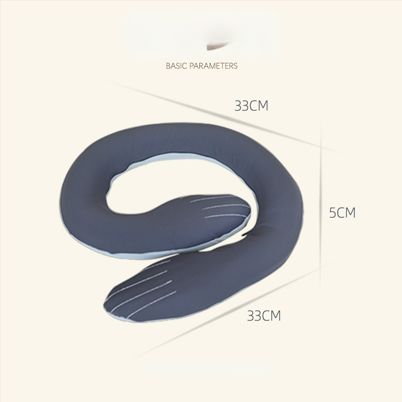 U formos kelioninis pagalvėlis su atminties putomis kaklo palaikymui, suaugusiems, audinys iš cheminės skaidulos, šiuolaikiškas minimalistinis stilius