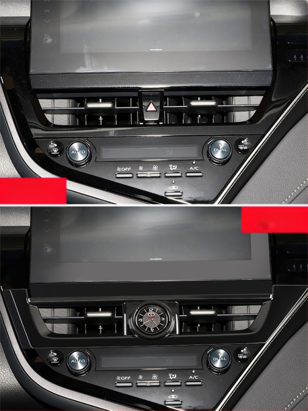 Διακοσμητικό εσωτερικού αυτοκινήτου για ρολόι της Camry 8ης γενιάς — ακτινικός τύπος διακόσμησης; Τύπος: Άλλο; Μάρκα: Άλλο