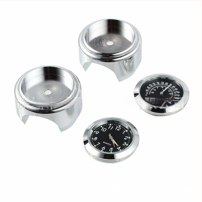 HPQ M25714 Sat za upravljač motocikla s prikazom temperature, kompatibilan 22–25 mm, aluminijska legura