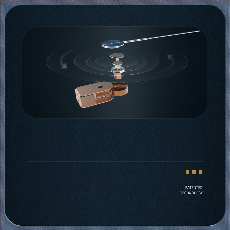 TH603 Vidaus termometras ir higrometras – be baterijos, aukšta tikslumas matuojant temperatūrą ir drėgmę.