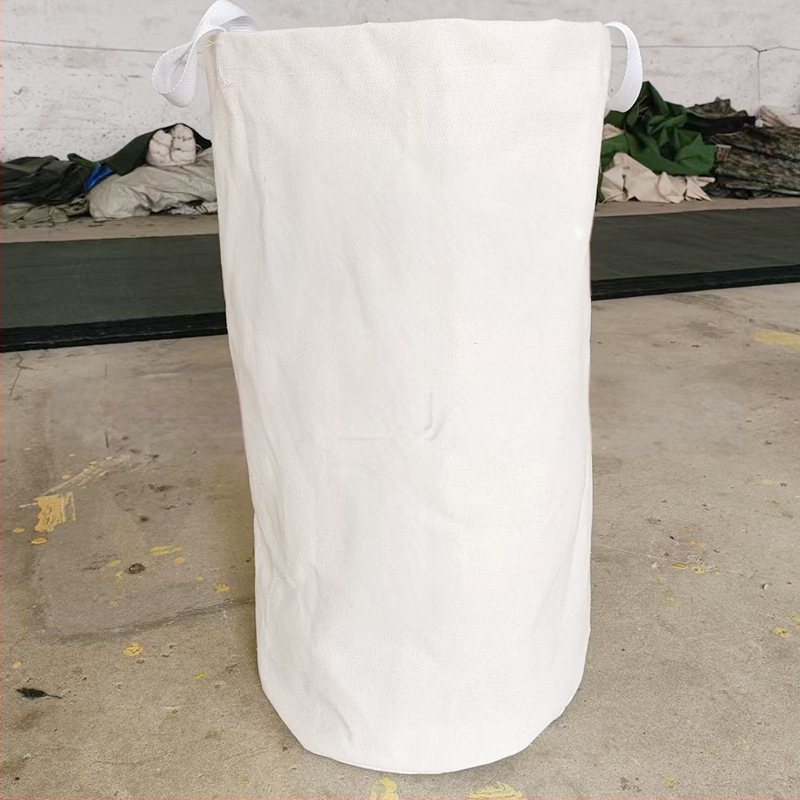 Απόρρητη τσάντα εγγράφων για αποθήκευση, καμβάς με κορδόνι κλεισίματος, κατασκευή με βάση και πλευρικά πάνελ, προσαρμοζόμενη τσάντα μεταφορών από Huasheng Canvas