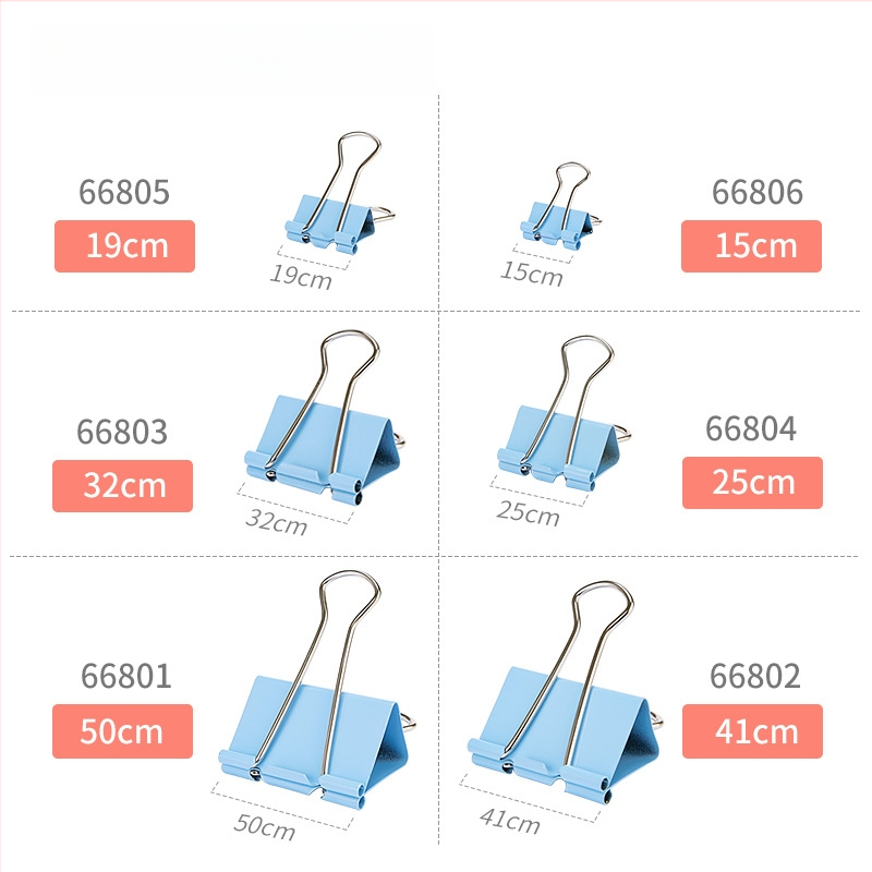 Hobbies šarena metalna klipsa za dokumente i karte, klips s klinastim dizajnom, model 66801