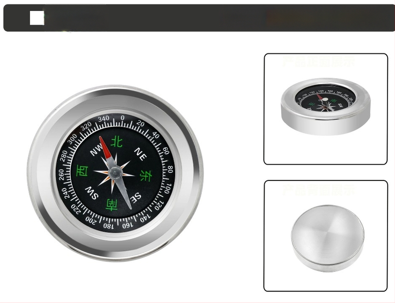 Iránytű - rozsdamentes acél, hordozható, kültéri használat | Márka: Record Work