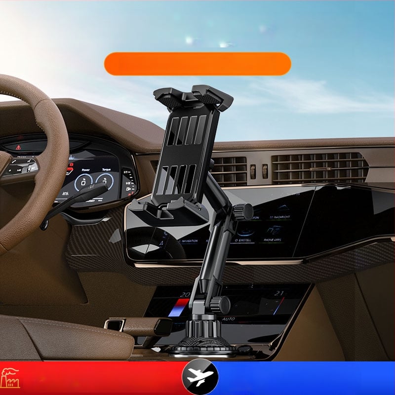 Θήκη αυτοκινήτου για κινητό για θέση ποτηριού στην κεντρική κονσόλα, καθολική, κατάλληλη για μπροστινό επιβάτη, εγκατάσταση με κλικ