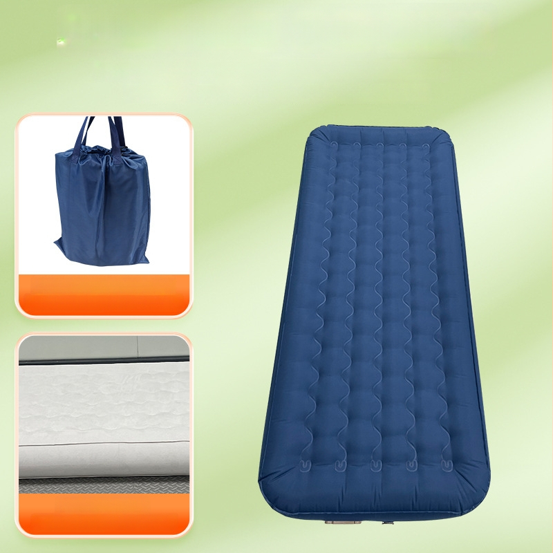 Kempingező felfújható ágy — Hongze márka, felület poliészter pongee TPU-val, tömeg 2000 g, max terhelhetőség 400 kg