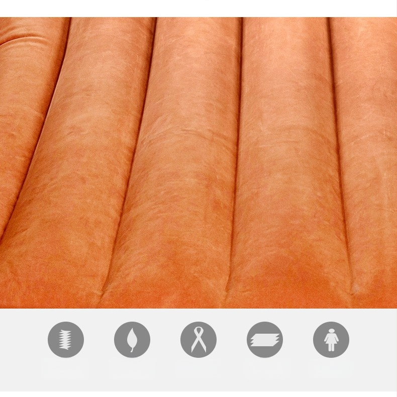 Li Cheng felfújható autóágy hátsó ülésekhez – utazási alvó matrac, tömeg 1,65 kg, maximális teher 250 kg felett, PVC felület flocking-gal