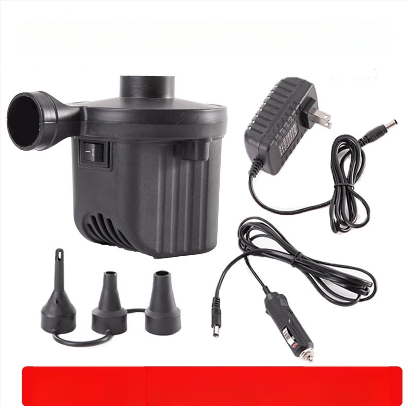 Pompa de aer USB pentru saltele gonflabile și perne de camping – utilizare în exterior, mai mult de două cilindri, 220W, lumină de avertizare, afișaj tip indicator