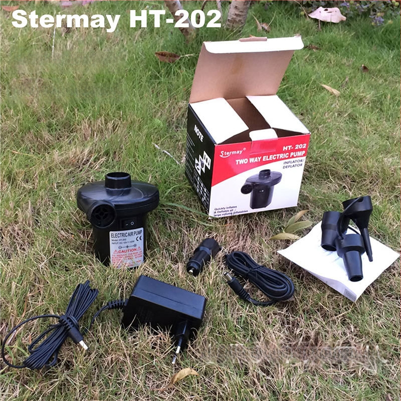 Pompa electrică de aer pentru saltele gonflabile și piscine – umflător trei în unu cu design cu două sau mai multe cilindri, 220W, lampă de avertizare, afișaj analogic, posibilitatea de personalizare