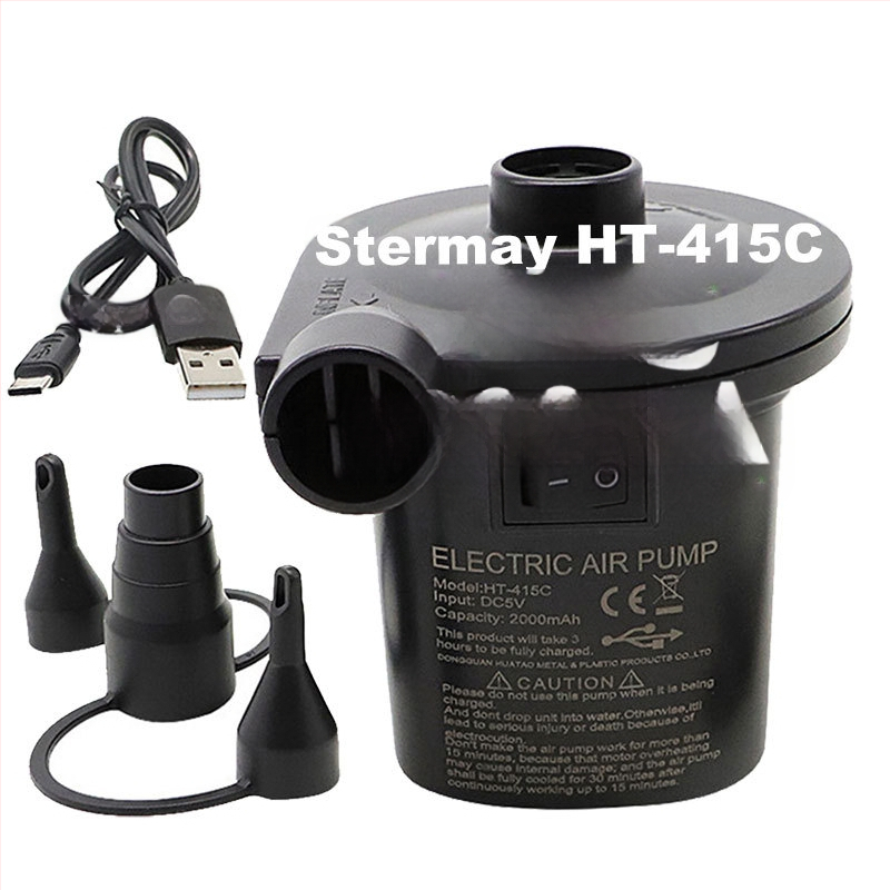 Pompa electrică de aer pentru saltele gonflabile și piscine – umflător trei în unu cu design cu două sau mai multe cilindri, 220W, lampă de avertizare, afișaj analogic, posibilitatea de personalizare