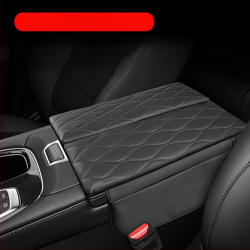 Trumpchi GS4 Plus – Centrinės konsolės rankenos aukštinimo kilimėlis su saugojimo kišene, apsauginis dangtis (Medžiaga: oda; Kilmė: Guangzhou; Modelis: Trumpchi GS4; Prisitaikymas: Taip)