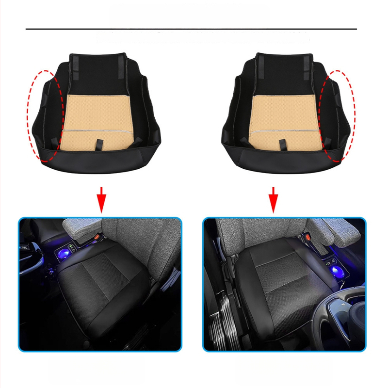 Priekinės sėdynės apsauginė pagalvėlė Toyota Sienta 10 serija – oda, Modelis 3, montavimas be įrankių