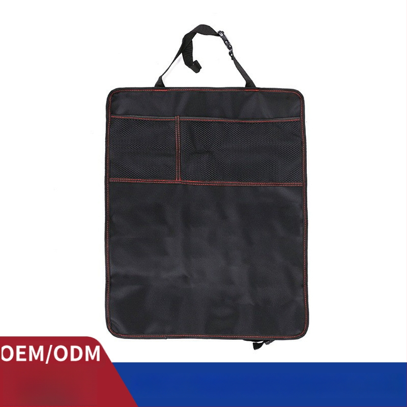 Μάτ προστασίας πισινής πλάτης αυτοκινήτου 2-σε-1 με θήκη αποθήκευσης, παγκόσμια προστασία πίσω καθίσματος, AUTOFIELD, ύφασμα Hua Yao, δυνατότητα προσαρμογής