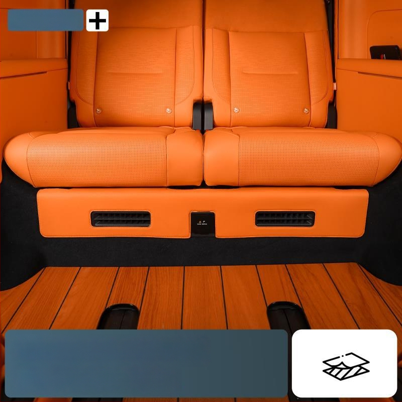 Δερμάτινο εσωτερικό προστατευτικό μαξιλάρι κάτω από την τρίτη σειρά καθισμάτων του Lynk & Co 900, προστασία εσωτερικού, στιλ 321, αφρός, μονόχρωμο