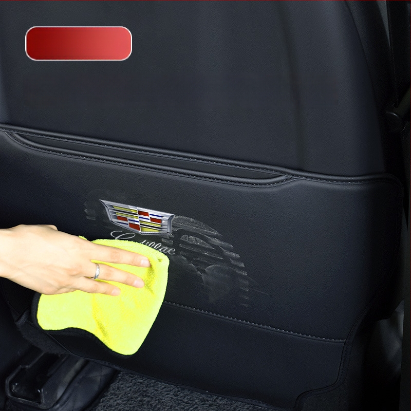 Ülésvédő körbefogó a Cadillac XT4/XT5/XT6/CT4/CT5/CT6-hoz — egész éves használat, mikroszálas bőr, töltőanyagként szivacs, egyszínű dizájn