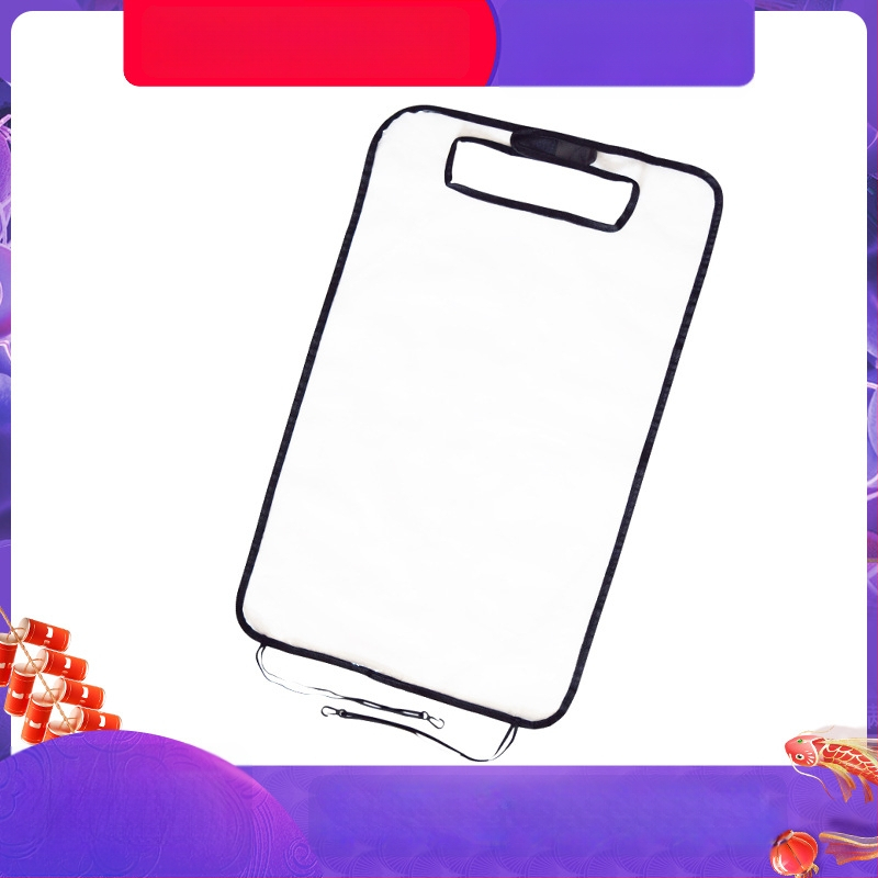 Long Win PVC zaštitna podloga za stražnji dio sjedala automobila, prozirna, protiv klizanja, vodootporna, s logom