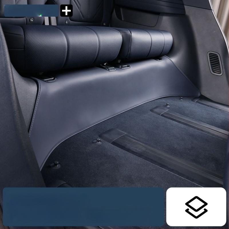 Odinė apsauginė plokštelė po Zeekr 9X trijų eilių sėdynėmis – interjero apsauga nuo įbrėžimų ir kojų smūgių