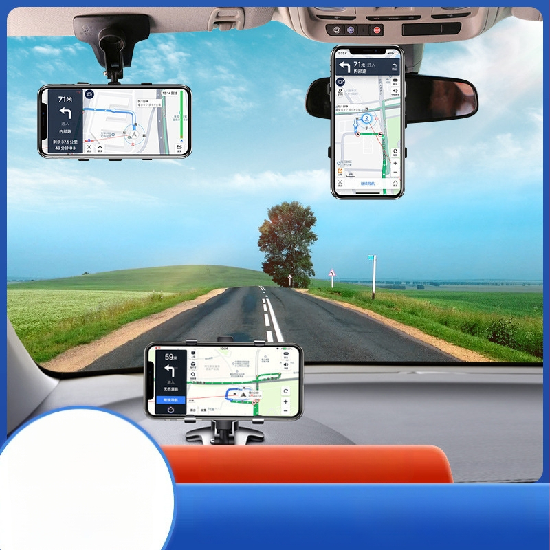 Qihuang autótelefon-tartó — univerzális műszerfalra, snap-on rögzítés