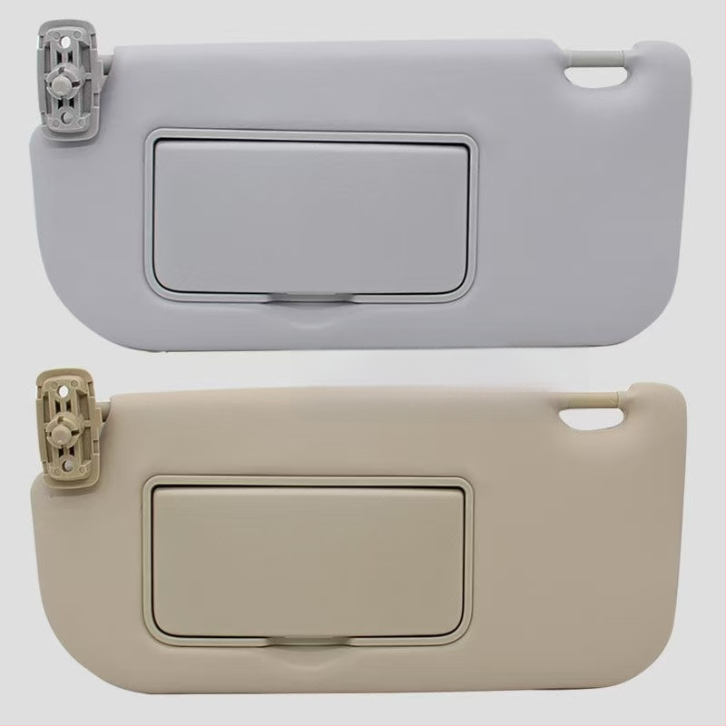 Kia Sportage 2005-2015 napellenző kozmetikai tükörrel, snap-on szerelés, logó nyomtatás, minimalist stílus