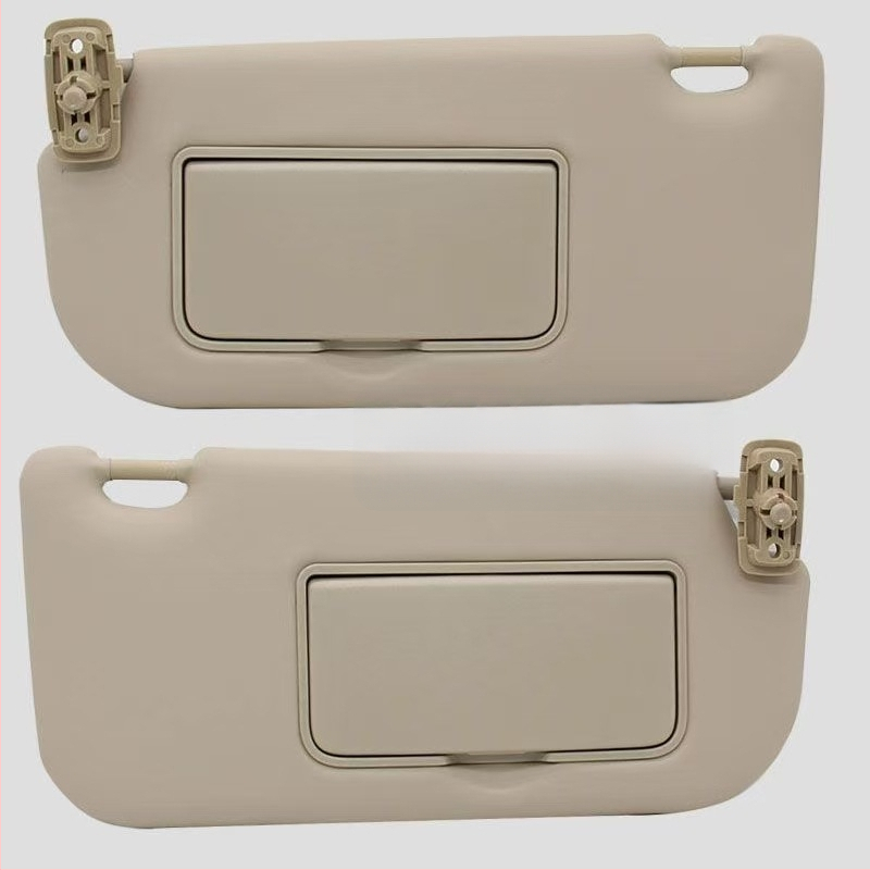 Kia Sportage 2005-2015 napellenző kozmetikai tükörrel, snap-on szerelés, logó nyomtatás, minimalist stílus