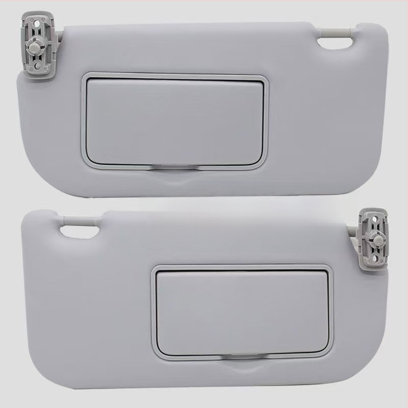 Kia Sportage 2005-2015 napellenző kozmetikai tükörrel, snap-on szerelés, logó nyomtatás, minimalist stílus