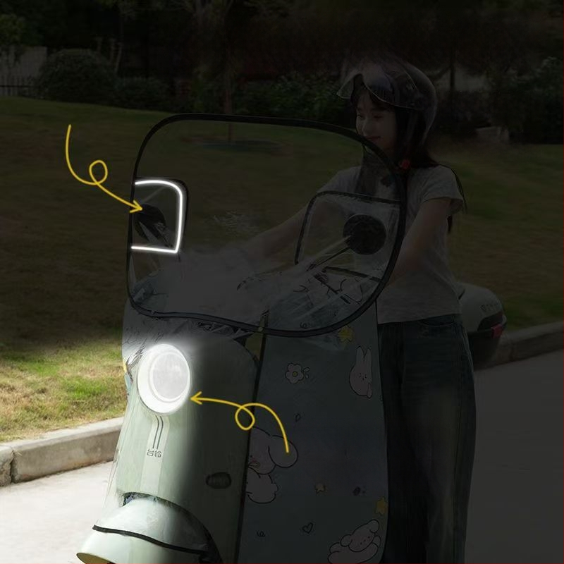 Elektromos jármű első szélvédő takaró – vízálló, átlátszó, egész évben használható, univerzális