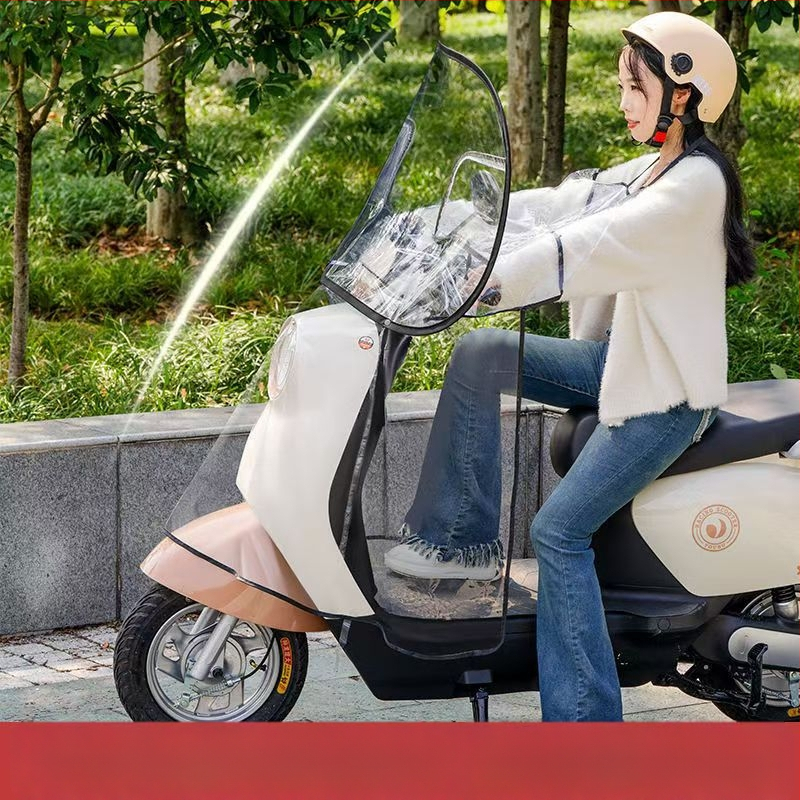 Elektromos jármű első szélvédő takaró – vízálló, átlátszó, egész évben használható, univerzális