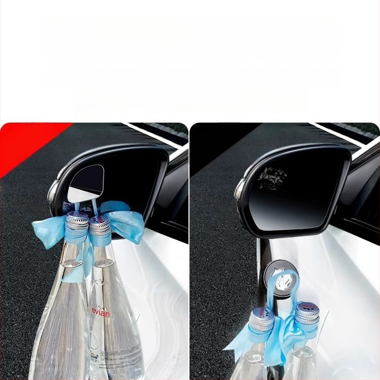 Automobilio galinio vaizdo veidrolis: apvalus veidrodėlis akloms zonoms, 360° HD plataus kampo