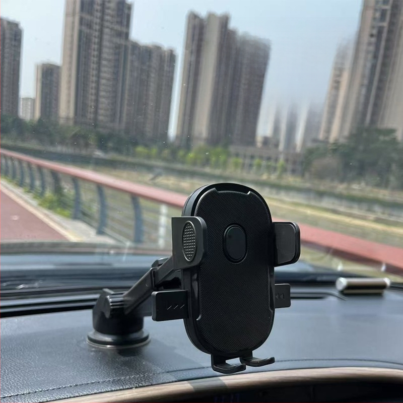 Autótelefon-tartó szívókorongos, univerzális kompatibilitás, 7.5W vezeték nélküli töltés, elülső szélvédőre, modell HH35