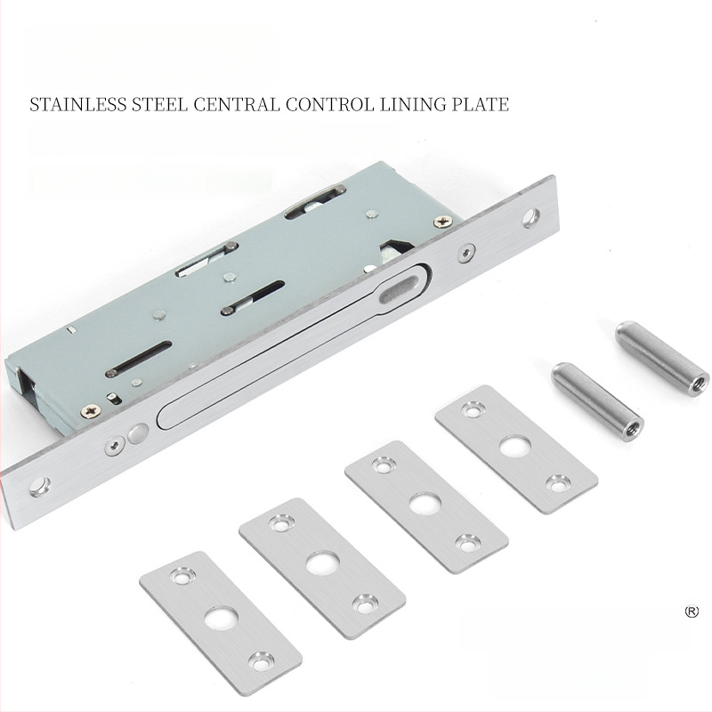 Nerūdijančio plieno spynos korpusas, modelis 6008 centriniu valdymu, svoris 500, saugiam durims