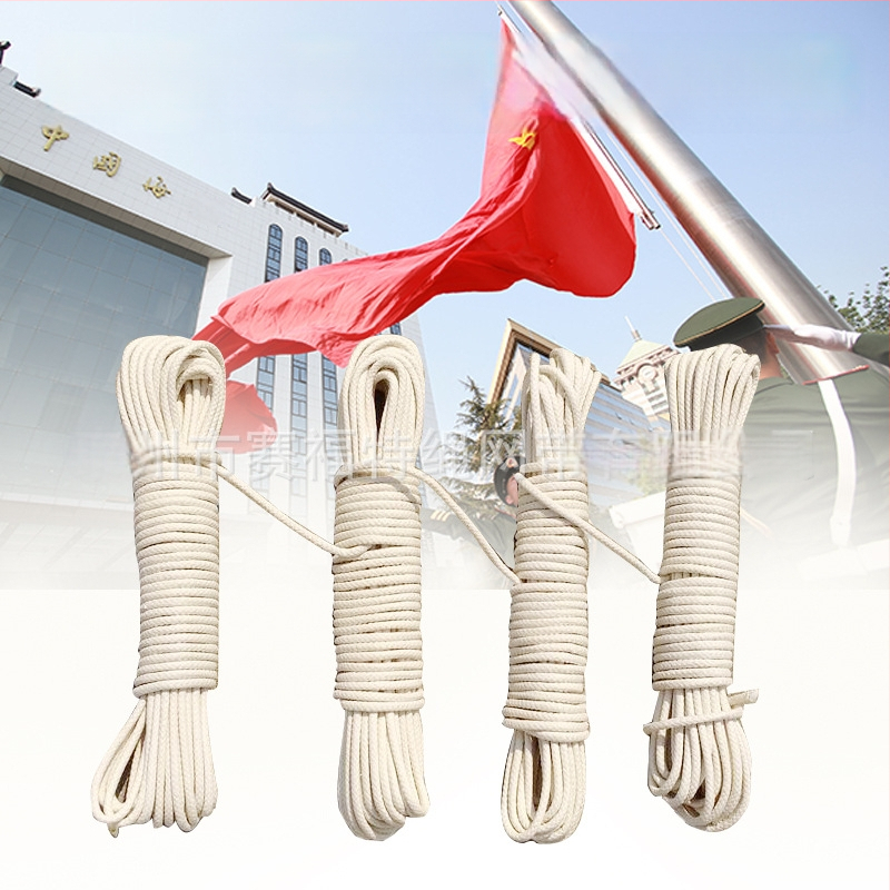 SAIFTEL Kokvilnas virve flagai pacelšanai – pielāgojama, standarts 15454