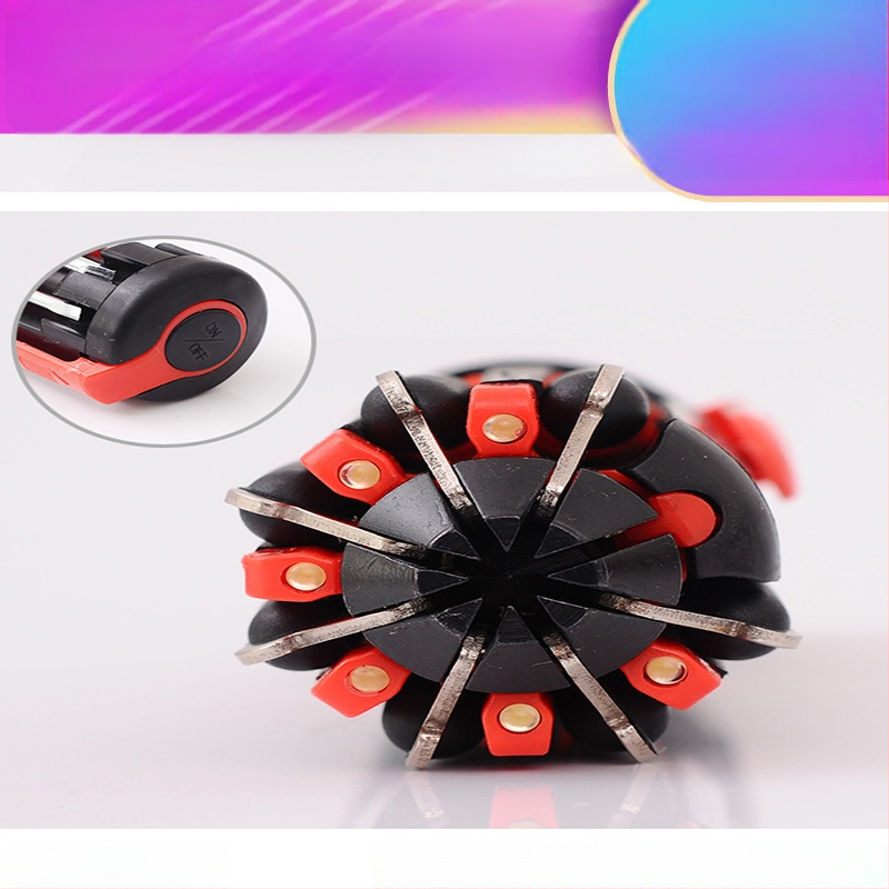 Κατσαβίδι 8 σε 1 με LED φακό, από ατσάλι 45#, βάρος 0,2 kg