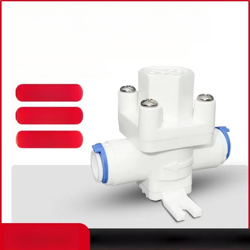 Valvă reductoare de presiune pentru purificatorul de apă, reglabilă, stabilizare a presiunii, protecție împotriva hidroșocurilor, fitinguri din țevi