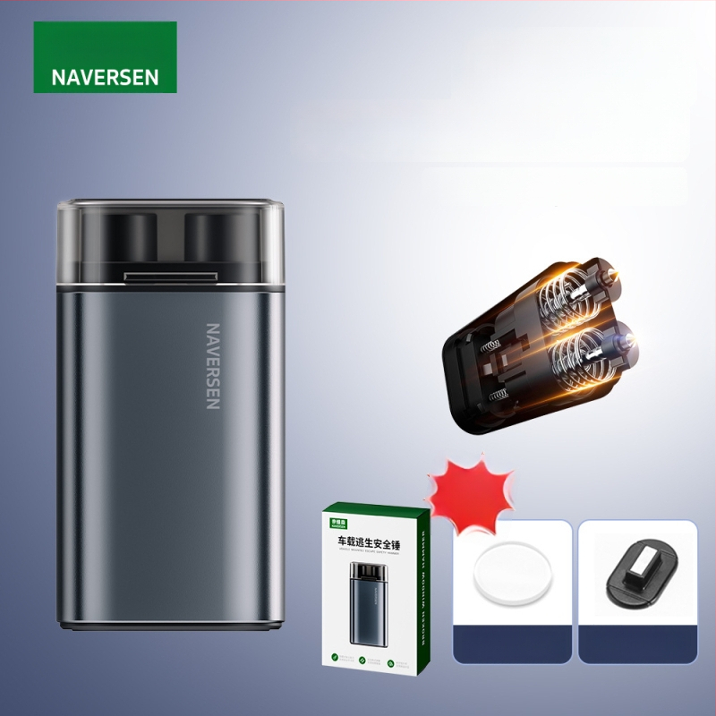 Navison Οχημα-μονταρισμένος πλήρως μεταλλικός σωτήριος σφυρί για θραύση παραθύρων, έκτακτη διαφυγή, πολυλειτουργικός, κεφαλή από tungsten steel