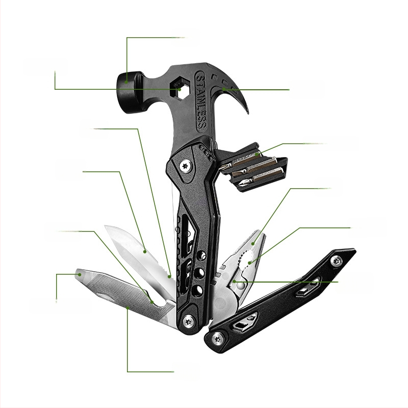 Sulankstomas Gooseneck plaktukas – daugiafunkcis įrankis, aukštos anglies plieno galva, sprogimo atsparus ir smūgiams atsparus, plieno rankena