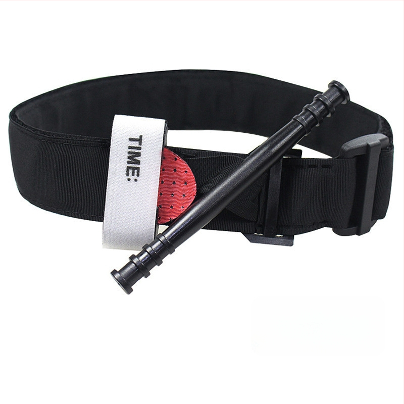 Velcro szalagú tourniquet elsősegélyhez, nylon anyag, nylon-poliészter keverék, Xiechang márka, alkalmas pántokra és egyéb alkalmazásokhoz.