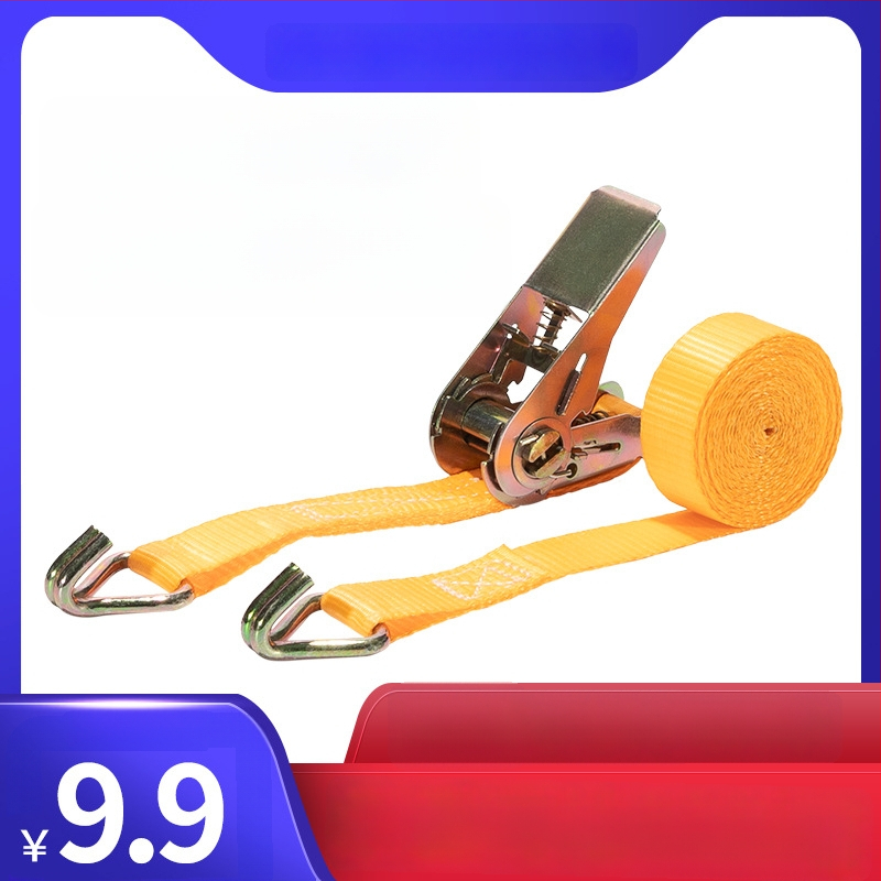 Poliesterinės įtemptos juostos su įtempikliu, kroviniams, apkrova 1000 kg, patvarumo jėga 800-1000 kg, SGS ir CCS sertifikatai