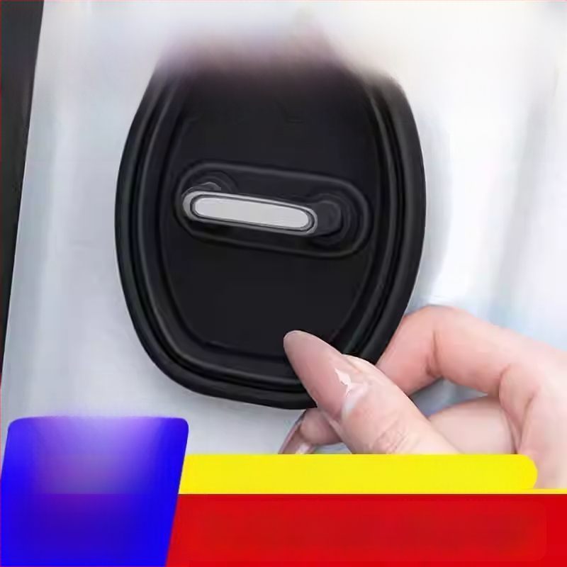 Silikonska zaštitna podloga za zaključavanje automobila — amortizirajuća podloga, zaštitni pokrov za zaključavanje i tiho zatvaranje vrata