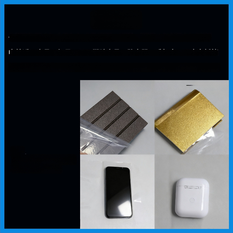 PE védőfólia magasfényű felületekhez, 98%-os átlátszóság, akril olajos ragasztó, vastagság 3–15 μm, anyag: PE, mag: műanyag, alkalmazások: optikai üveg, rozsdamentes acél, magas fényű műanyagok