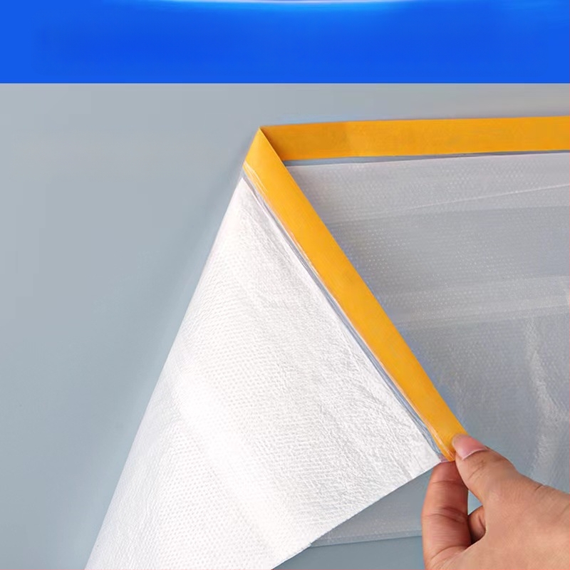 Védő maszkoló fólia bútorokhoz és autókhoz (vastagság 0,06 mm; magas viszkozitás; anyag: japán papír + PE fólia; alapanyag: papír; hossz testre szabható)