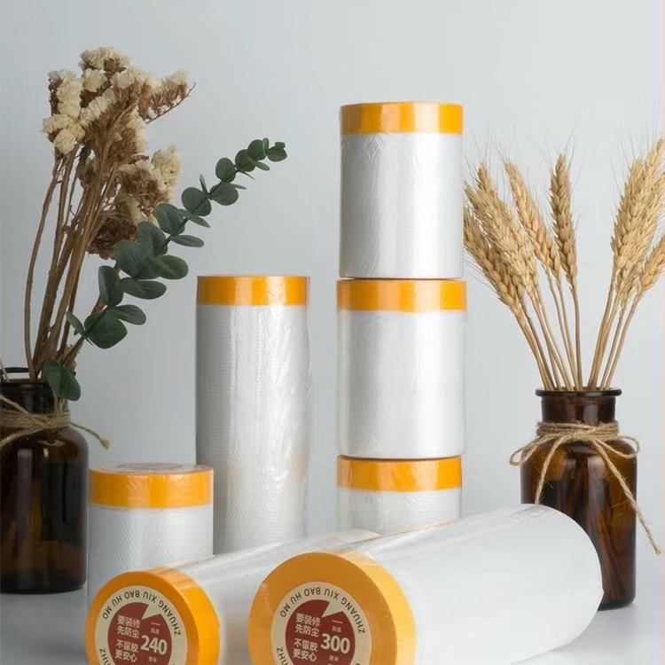 Önklebhető védőfólia dekorációhoz és autófestéshez | PE anyagú védőfilm | Por- és karcolás elleni védelem bútorokra