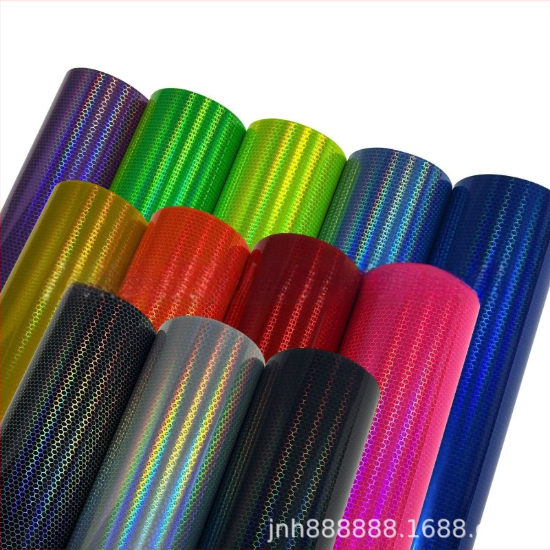 Automobilių žibintų plėvelė su lazerine tinklo struktūra, skaidrus PVC, prekės ženklas Annhao, 1 metų garantija