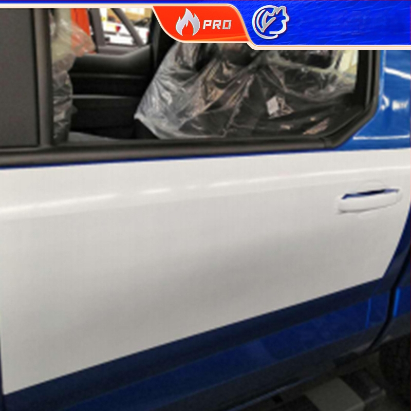 NT018 autóvédő fólia, önállóan tapadó, PE anyag, 40–60 μm vastagság, vízoldódó ragasztó