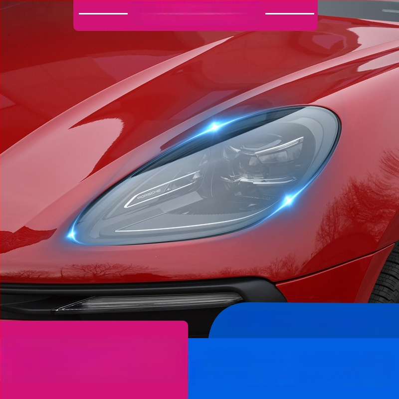 Porsche lukturu aizsardzības plēve TPU caurspīdīga Rabbit Hard