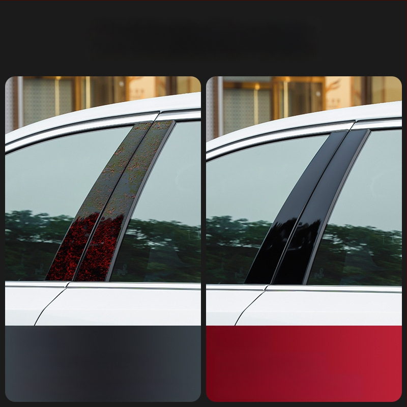 Leapmotor C01/C11/C10/C16 központi pillér védőfólia — B-oszlop ablakvédő, karcolásmentes, kopásálló, nagy felbontású, ragasztószalag