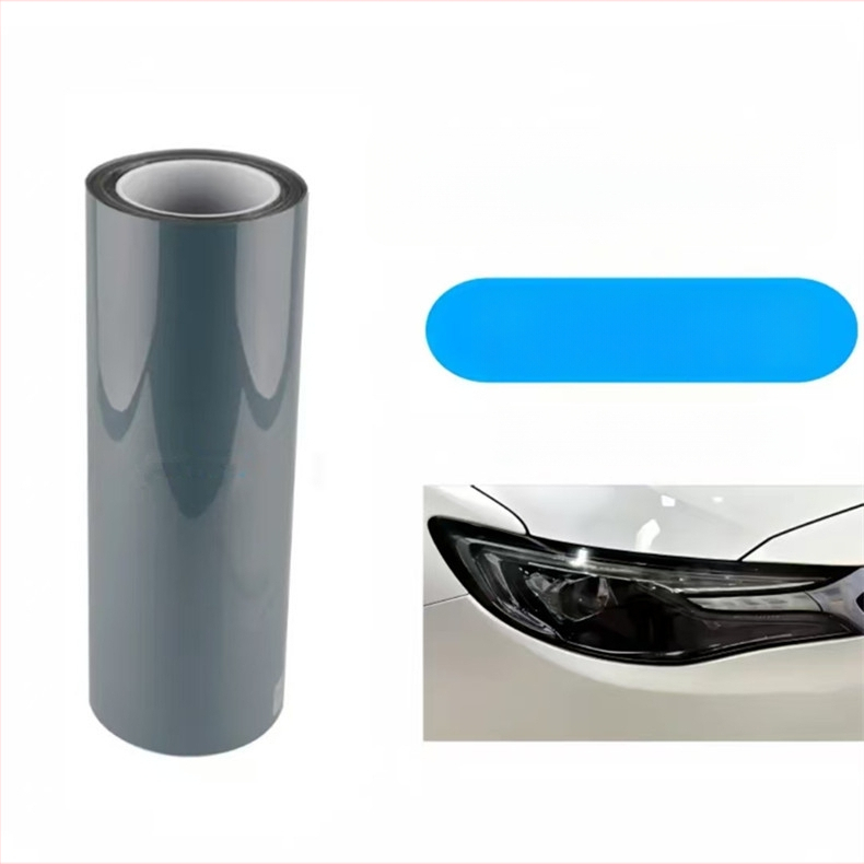 King Platinum TPU automašīnas priekšējo un aizmugurējo lukturu aizsargfilms ar skrāpējumu labošanas funkciju un krāsu maiņu (caurspīdīgs)