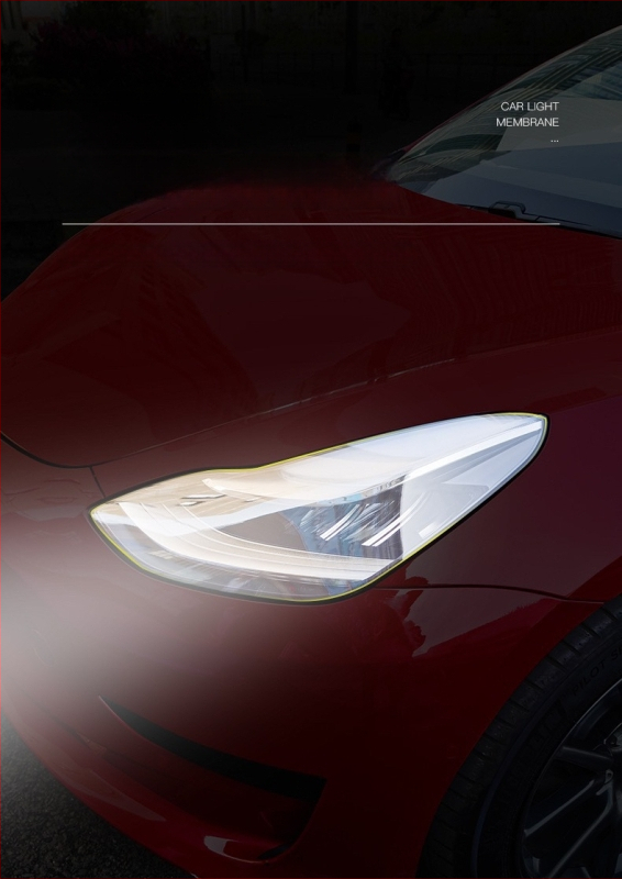 Mozhou TPU aizsargfilma priekšējiem un aizmugurējiem lukturiem Tesla Model 3/Y/X/S