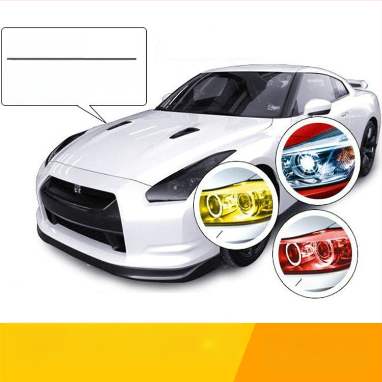 Automašīnas lukturu un aizmugurējo lukturu folija - PVC, drošības plēve, biezums 0.09 mm, gaismas caurlaidība 80%, apstrādes pielāgošana