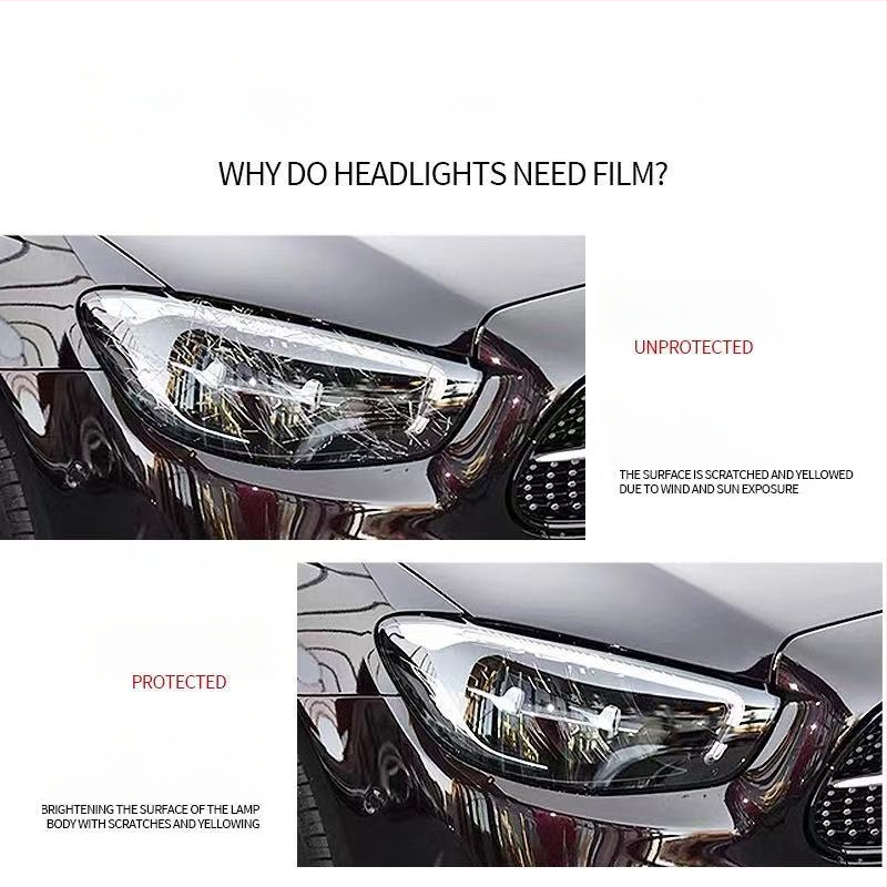 MLP Film auto pentru faruri și stopuri – TPU, Protecție împotriva zgârieturilor